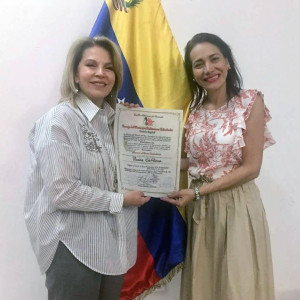 Ileana La Rosa. Premio Buen Ciudadano. Caracas