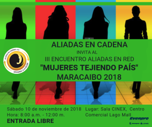 Invitación III Encuentro de Egresadas Maracacibo